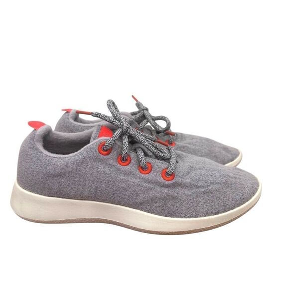 All Birds Women's Light Grey / Blue Wool Runners Size 8 - Picture 2 of 8